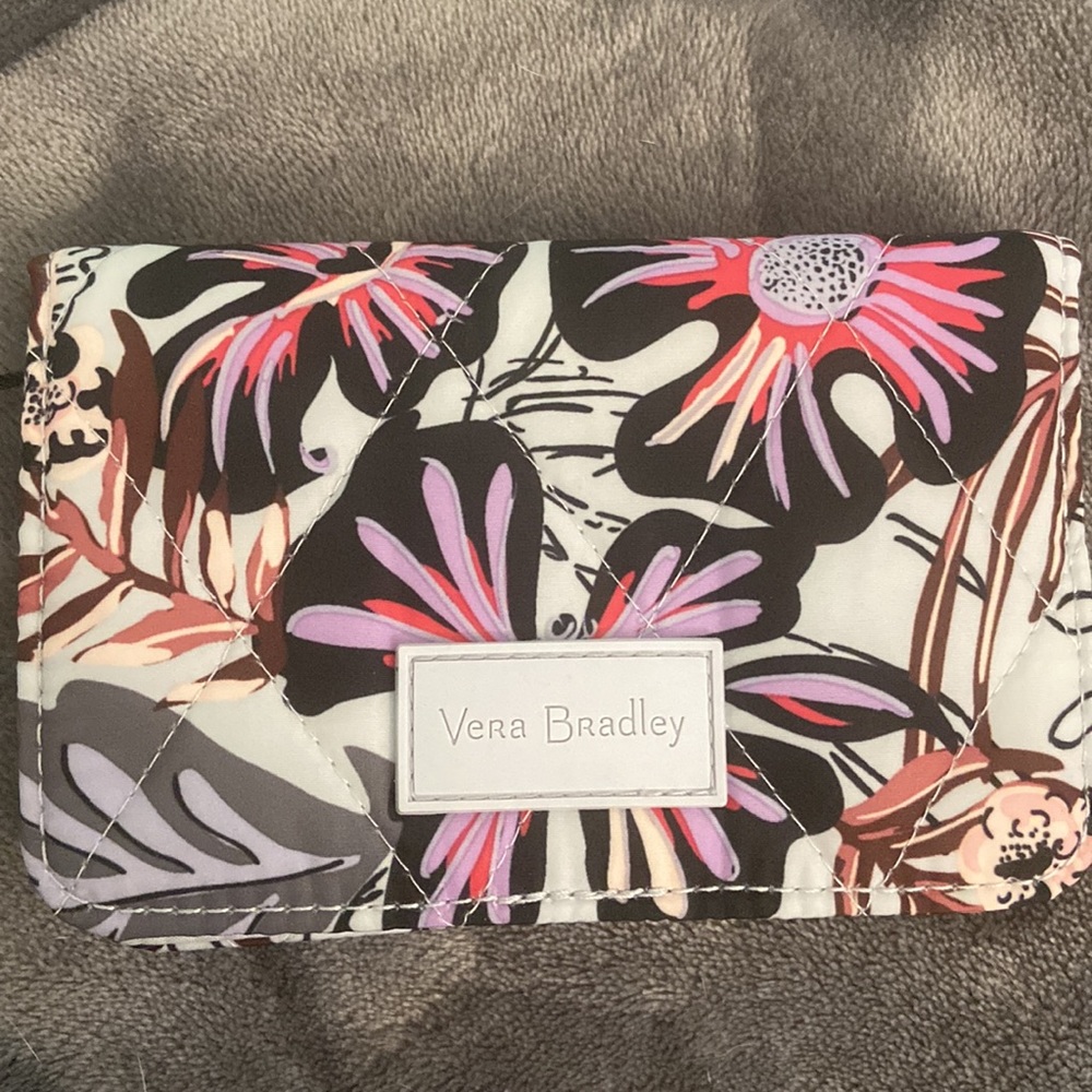 Vera Bradley Ultralight Small Wallet, Sun Washed Tropical